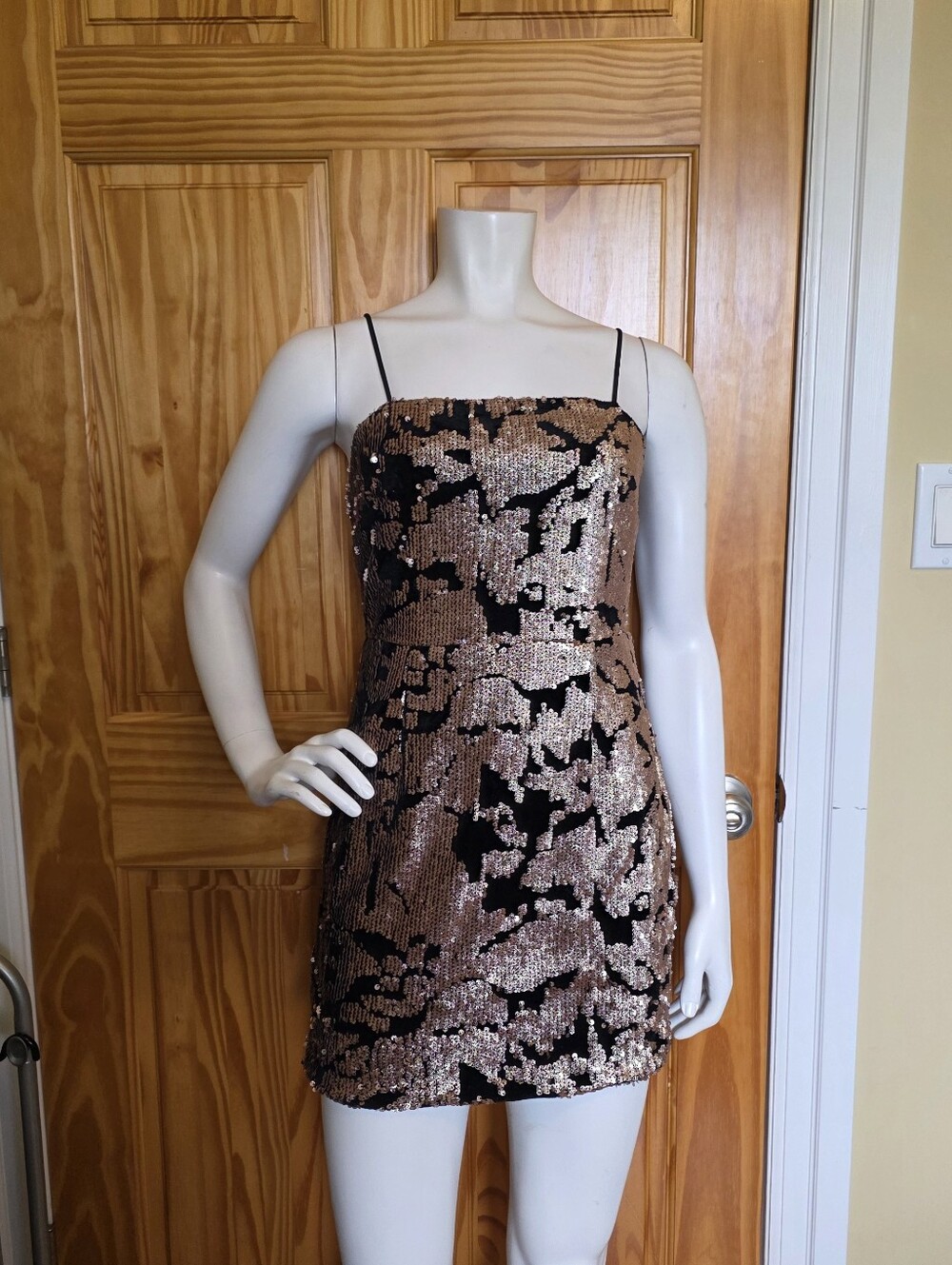 Luxxel Size L Sequin Mini Dress